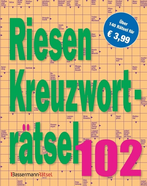 Riesen-Kreuzworträtsel 102 (5 Exemplare à 3,99 €) - Eberhard Krüger