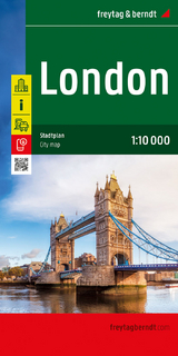 London, Stadtplan 1:10.000, freytag & berndt - 