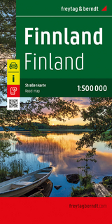 Finnland, Straßenkarte 1:500.000, freytag & berndt - 