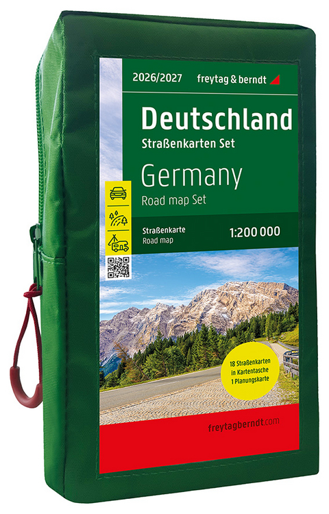 Deutschland, Straßenkarten-Set 1:200.000, 2026/2027, freytag & berndt