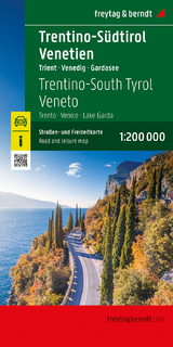 Trentino-Südtirol - Venetien, Straßen- und Freizeitkarte 1:200.000, freytag & berndt - 