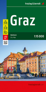 Graz, Stadtplan 1:15.000, freytag & berndt - 