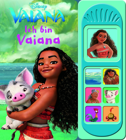 Disney Vaiana - Ich bin Vaiana - Soundbuch - Pappbilderbuch mit 7 GerÃ¤uschen - 