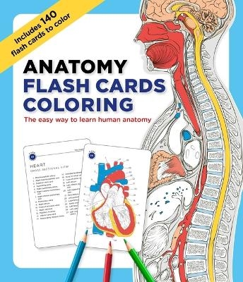 Anatomy Flash Cards Coloring -  Editors of Thunder Bay Press