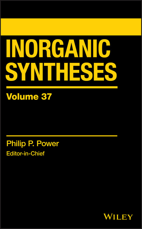 Inorganic Syntheses, Volume 37 - 