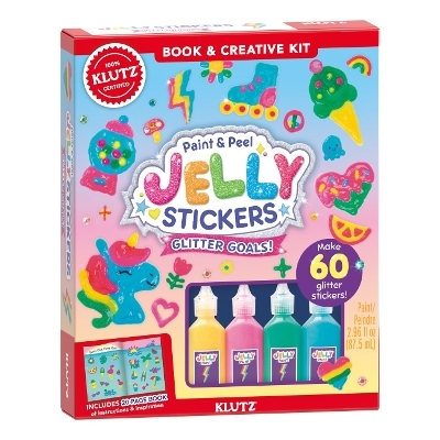 Paint & Peel Jelly Stickers: Glitter Goals! -  Editors of Klutz