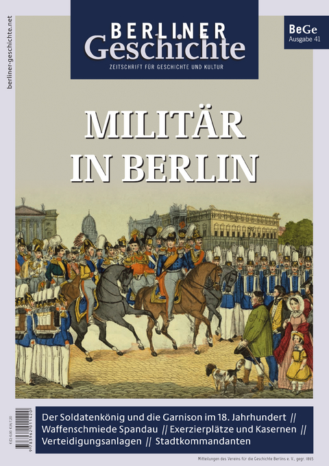 Berliner Geschichte - Zeitschrift für Geschichte und Kultur