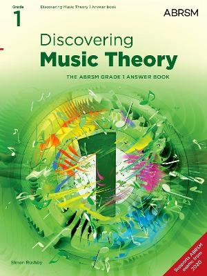 Discovering Music Theory, The ABRSM Grade 1 Answer Book -  ABRSM