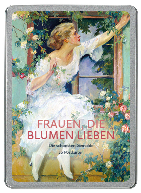 Frauen, die Blumen lieben Postkarte VE 20 - 