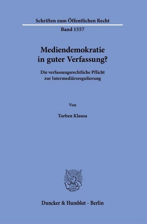 Mediendemokratie in guter Verfassung? - Torben Klausa