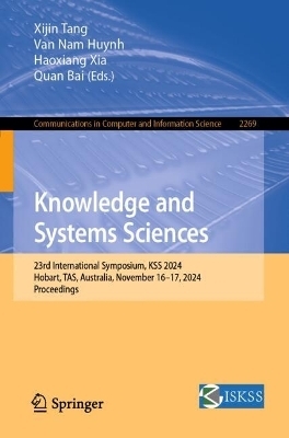 Knowledge and Systems Sciences - 