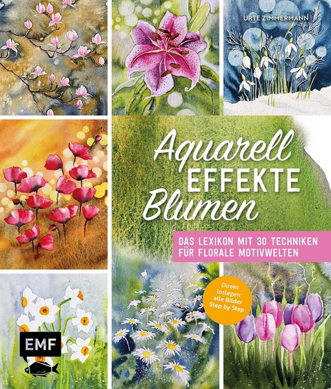 Aquarell-Effekte Blumen - Urte Zimmermann