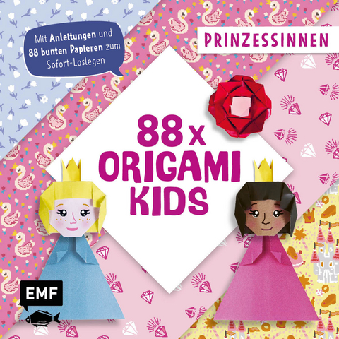 88 x Origami Kids – Prinzessinnen - Thade Precht