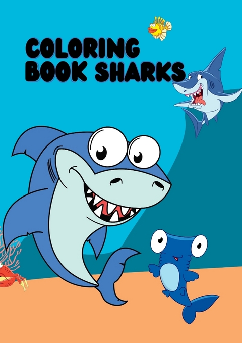 Coloring Book Sharks - Joe Hammoud