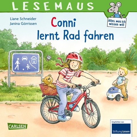 LESEMAUS 39: Conni lernt Rad fahren - Liane Schneider