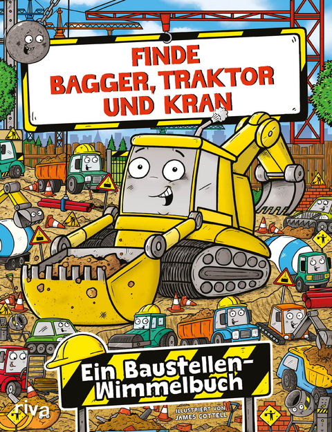 Finde Bagger, Traktor und Kran - James Cottell