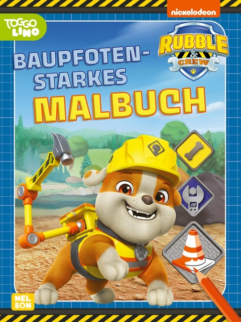 Rubble & Crew: Baupfotenstarkes Malbuch