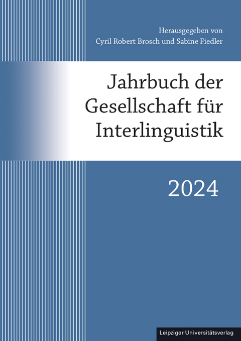 Jahrbuch der Gesellschaft für Interlinguistik - 