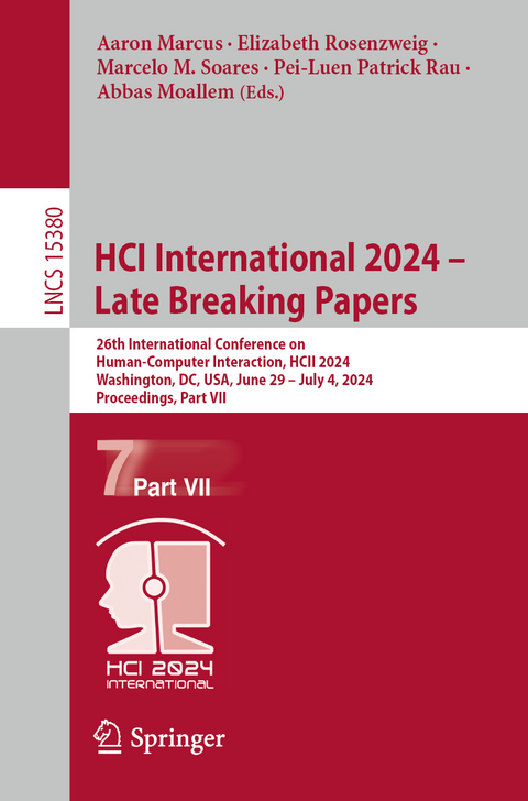 HCI International 2024 – Late Breaking Papers - 