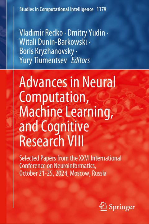 Advances in Neural Computation, Machine Learning, and Cognitive Research VIII - 