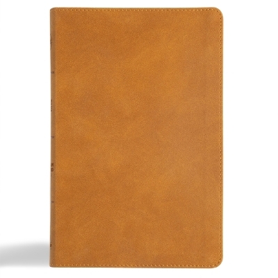 CSB Thinline Bible, Digital Study Edition, Camel Suedesoft Leathertouch -  Csb Bibles by Holman