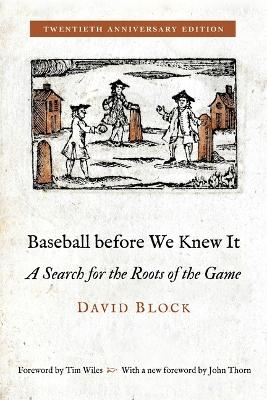 Baseball before We Knew It - David Block