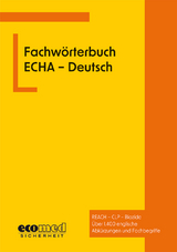 Fachwörterbuch ECHA - Deutsch - 