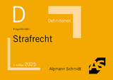 Definitionen Strafrecht - Krüger, Rolf; Schäffer, Jannina