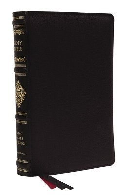 KJV, Personal Size Reference Bible, Sovereign Collection, Black Premium Goatskin Leather, Premier Collection, Comfort Print -  Thomas Nelson