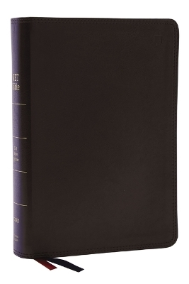 NET Bible, Full Notes Edition (NET Black Leathersoft, Comfort Print, Thumb Indexed) -  Thomas Nelson