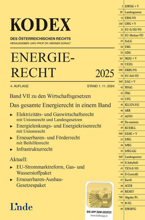 KODEX Energierecht 2025 - Katharina Šarić-Gruber