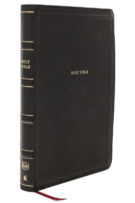 KJV Giant Print End-of-Verse Reference Bible, Black Leathersoft, Red Letter, Comfort Print (Thumb Indexed) -  Thomas Nelson