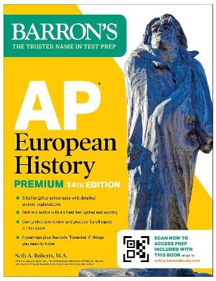 AP European History Premium, Fourteenth Edition: Prep Book with 5 Practice Tests + Comprehensive Review + Online Practice (2026) -  Barron's Educational Series, Seth A. Roberts