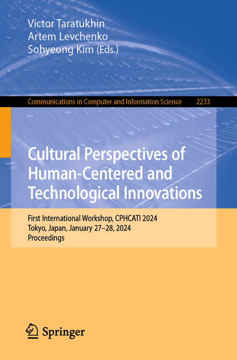 Cultural Perspectives of Human-Centered and Technological Innovations - 