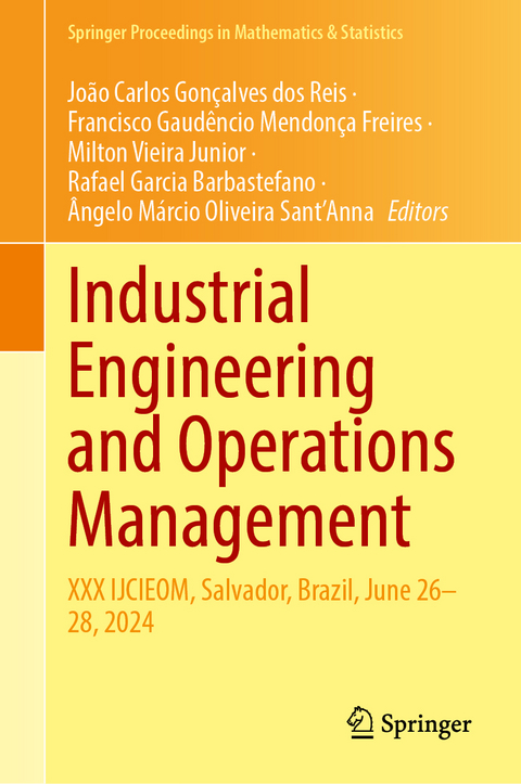 Industrial Engineering and Operations Management - 