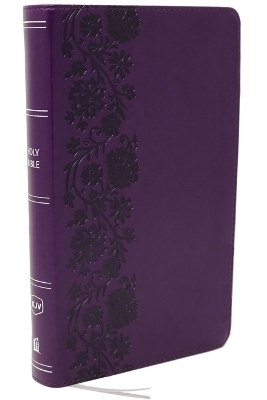 KJV Giant Print End-of-Verse Reference Bible, Purple Leathersoft, Red Letter, Comfort Print -  Thomas Nelson