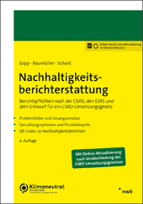 Nachhaltigkeitsberichterstattung - Sopp, Karina; Baumüller, Josef; Scheid, Oliver