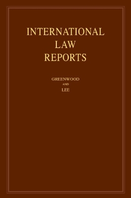 International Law Reports: Volume 208 - 