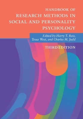 Handbook of Research Methods in Social and Personality Psychology - 