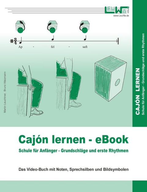 Cajón lernen - eBook - Martin Leuchtner, Bruno Waizmann