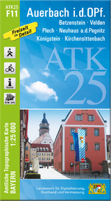 ATK25-F11 Auerbach i.d.OPf. (Amtliche Topographische Karte 1:25000) - 