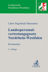 Landespersonalvertretungsgesetz Nordrhein-Westfalen - Laber, Jörg; Pagenkopf, Martin; Baumanns, Thorsten