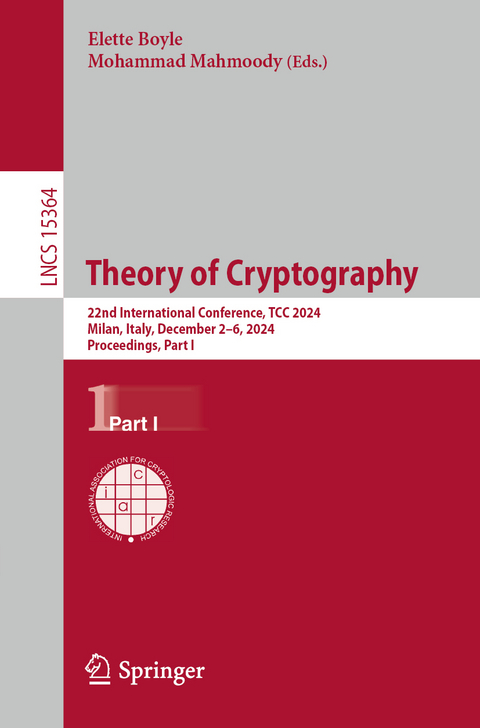 Theory of Cryptography - 