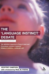 The 'Language Instinct' Debate - Sampson, Geoffrey