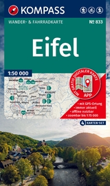 KOMPASS Wanderkarten-Set 833 Eifel (4 Karten) 1:50.000