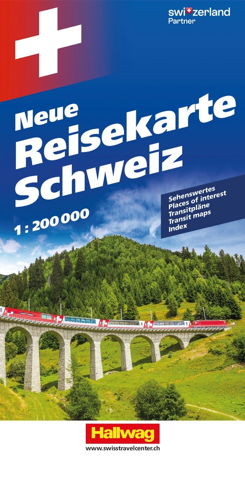 Neue Reisekarte Schweiz