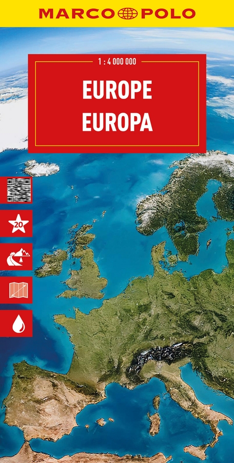 MARCO POLO Reisekarte Europa 1:4 Mio.