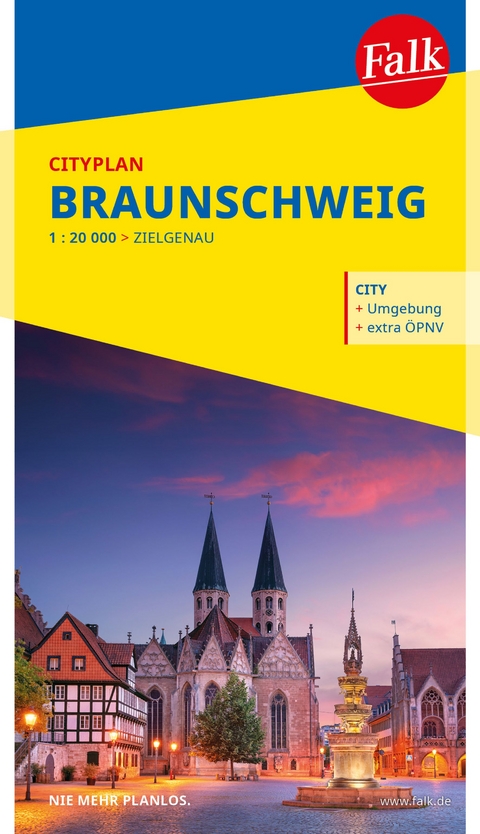 Falk Cityplan Braunschweig 1:20.000