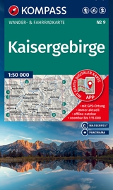 KOMPASS Wanderkarte 9 Kaisergebirge 1:50.000