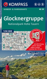 KOMPASS Wanderkarte 39 Glocknergruppe, Nationalpark Hohe Tauern 1:50.000